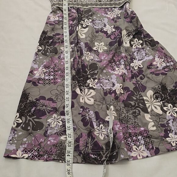 Athleta Purple and Gray Backless Dress size 8 - Picture 7 of 11
